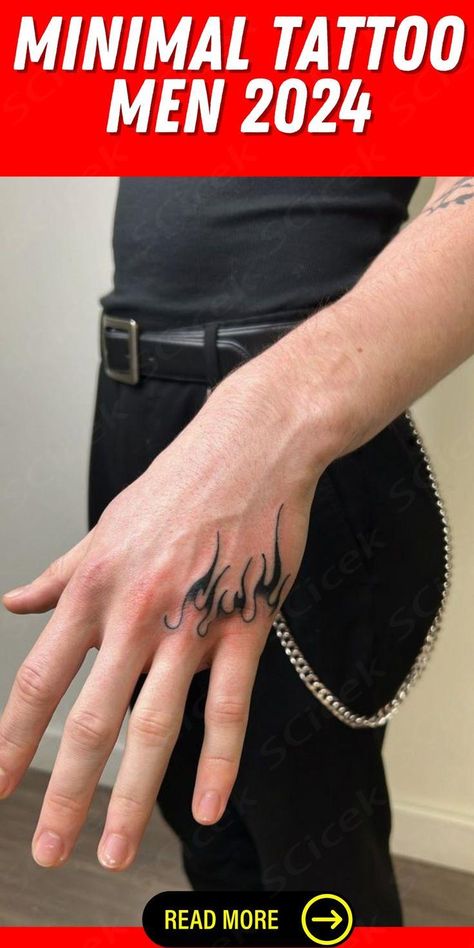 Inner Finger Tattoo Men, Flame Hand Tattoo Men, Top Of Hand Tattoos Men, Minimal Tattoo Men, Meaningful Aesthetic, Inner Self, Of Aesthetic, Top Tattoos, Arm Tattoos