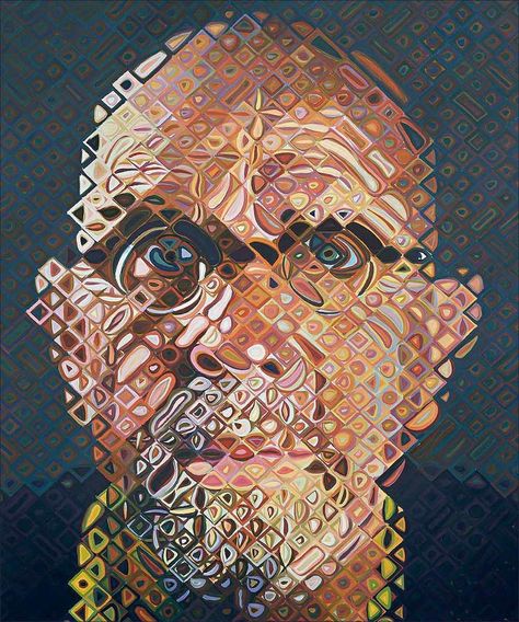 📸 Chuck Close Chuck Close Art, Chuck Close Portraits, Portrait Ideas Art, Art Terminology, Fragments Art, Grid Painting, Prism Art, Artist List, Art Igcse