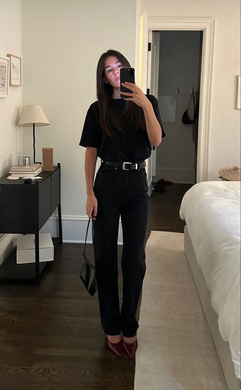 Black Work Outfit, Dinner Outfit Winter, Drinks Outfits, Outfit Dinner, Quoi Porter, Work Fits, Dinner Outfit, A Love Letter, Looks Street Style