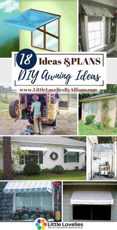 Diy Awning Ideas Window, Diy Window Awnings Outdoor Exterior, Pvc Awning, Diy Awning Outdoor How To Build, Diy Window Awnings Outdoor How To Make, Awning Alternatives, Diy Door Awnings Exterior, Diy Awning Ideas Exterior, Diy Window Awning