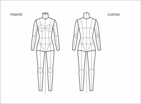 Body Foam, Body Template, Fashion Illustration Tutorial, Flat Drawings, Fashion Illustrations Techniques, Flat Sketches, Technical Drawings, Fashion Sketchbook, Cute Simple Wallpapers