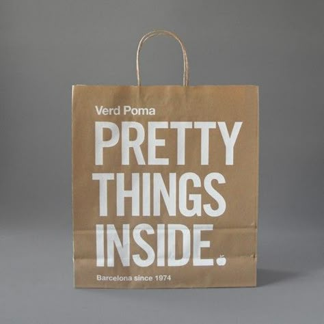 Shopping Bag Design, Paper Bag Design, Graphisches Design, Store Concept, Cool Packaging, Brown Paper Bag, Pretty Packaging, Creative Packaging, 로고 디자인