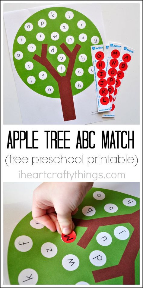 Practice matching uppercase and lowercase letters with this Fun Apple Tree ABC Match Preschool Printable. Letters Preschool, Apple Crafts, Apple Preschool, Apple Activities, Apple Theme, Preschool Literacy, Crafts Preschool, Preschool Printable, Alphabet Preschool