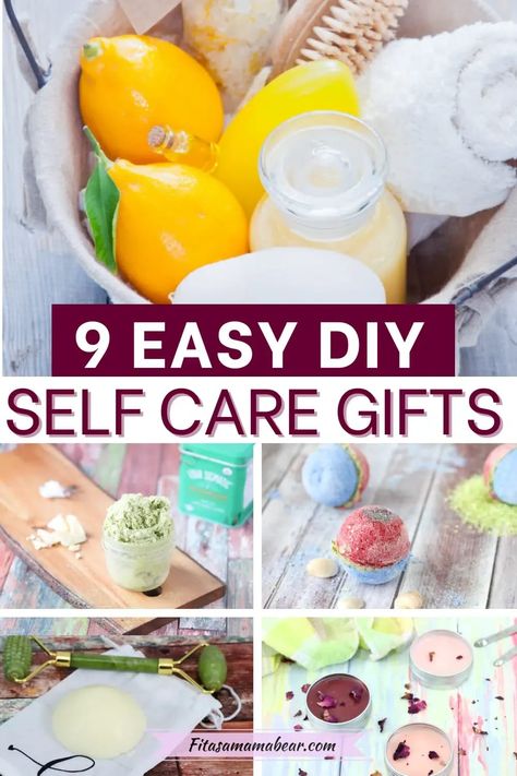 Self Care Kit Diy Gift Ideas, Spa Day Gift Ideas, Diy Spa Crafts, Easy Diy Self Care Products, Diy Relaxation Gifts, Mini Spa Kit Diy Gift Ideas, Self Care Kits Diy, Homemade Spa Gifts, Diy Spa Items Homemade Gifts