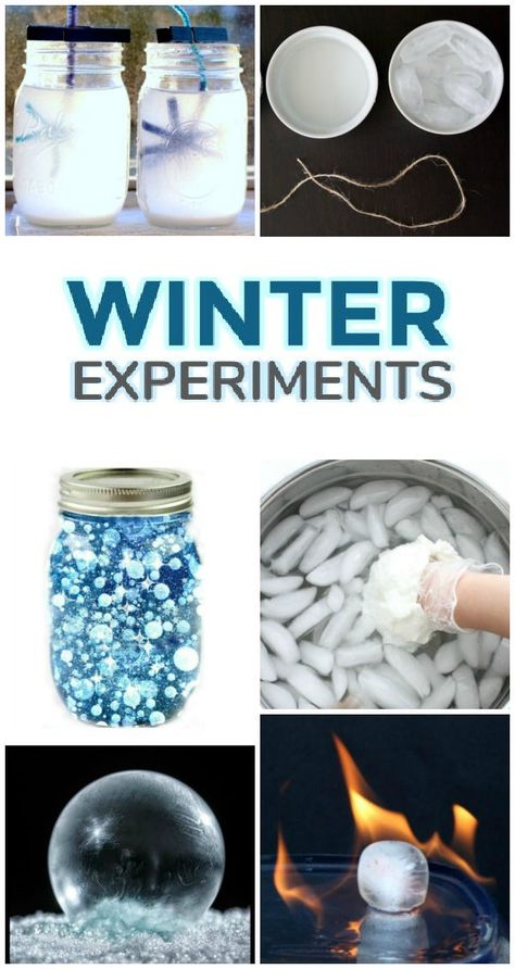 Winter Science Experiments For Kids, Winter Stem Activities For Kids, Winter Science Projects, Weather Science Activities, Weather Experiments, Fun Experiments For Kids, Winter Stem Activities, Winter Science Activities, Christmas Science Experiments