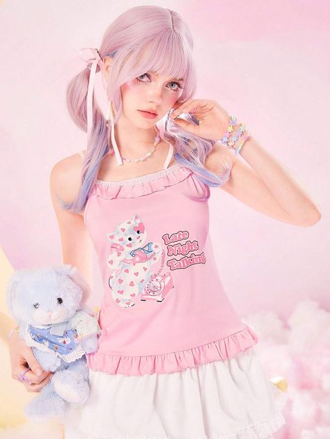 Yume Kawaii, Kitty Clothes, Hello Kitty Clothes, Kawaii Core, Gyaru Fashion, People Clothes, Kawaii Fashion Outfits, Wardrobe Outfits, Cute Pins