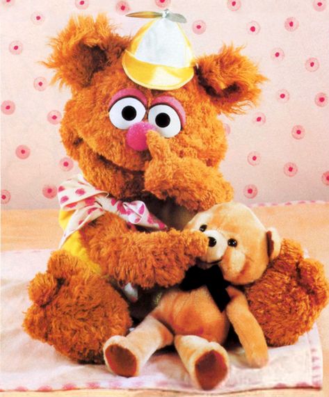 Puppetry Arts, Fozzie Bear, Fraggle Rock, Muppet Babies, The Muppet Show, Miss Piggy, A Teddy Bear, Kermit The Frog, Jim Henson