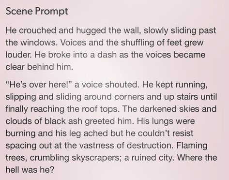 Scene Prompt: He crouched and hugged the wall, slowly sliding past the windows... Hug Writing Prompt, Hugging Prompts, Hug Prompt, Writing Prompts Whump, Nice Words Quotes, Wattpad Prompts, Scenes To Write, Villain Prompts, Writing Story Ideas