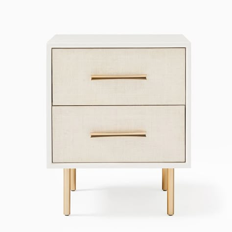 Margot Raffia Nightstand | West Elm Raffia Nightstand, Room Wishlist, Прикроватные Тумбочки, Kids Nightstand, Preppy Room, Room Stuff, Room Makeover Bedroom, Room Makeover Inspiration, Cute Room Decor