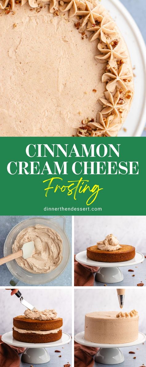 Cinnamon Cream Cheese Frosting Recipe, Homemade Frosting Recipes, Cheese Frosting Recipe, Cinnamon Cream Cheese, Make Cream Cheese, Sugar Frosting, Carrot Cupcakes, Homemade Frosting, Cream Cheese Frosting Recipe