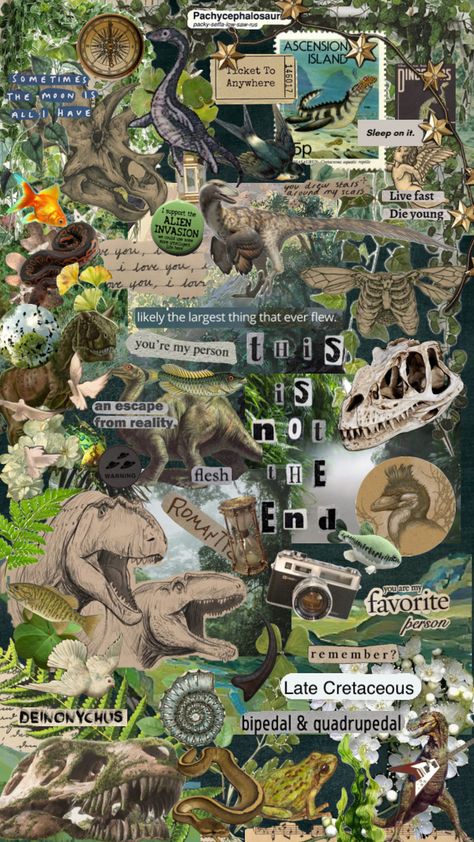 Jurassic Wallpaper, Prehistoric Sea Creatures, Dinosaur Pics, Cool Collage, Welcome To Jurassic Park, Jurrasic World, Vision Board Themes, Prehistoric Wildlife, Dinosaur Wallpaper