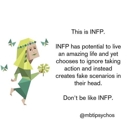 INFP Psychology Ψ on Instagram: “Don’t 😅 By @mbtipsychos . . DM for credit or removal request (no copyright intended) ©️ All rights and credits reserved to the…” Infp Problems, Infp T Personality, Psychology Memes, Infp Mbti, Infp Personality Type, Mbti Infp, Infp Personality, Mbti Relationships, Myers Briggs Personality Types