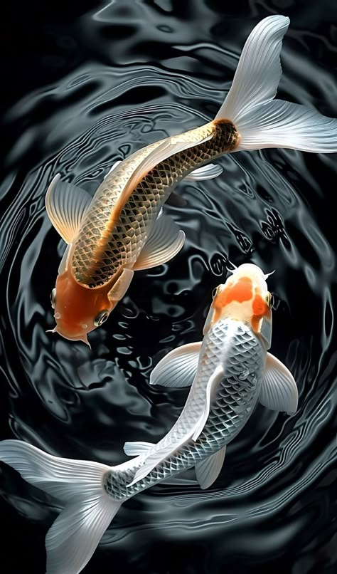 Koi Fish Iphone Wallpaper, Lucky Fish Wallpaper, Goldfish Wallpaper, Geometric Wallpaper Hd, Gold Koi Fish, Camoflauge Wallpaper, Ikan Air Tawar, Lucky Fish, Koi Painting