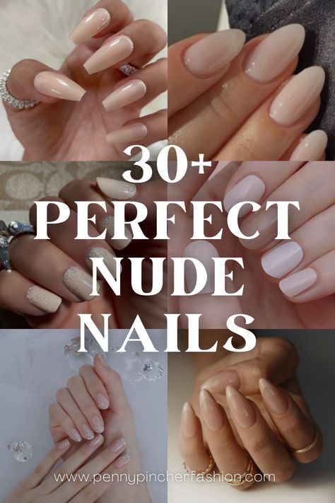 2024 Nail Trends. Searching for nude nail ideas? Tap for inspo! Explore the latest nude nails trends we're loving right now. From chic and pretty to modern chrome designs.. we've got all the inspiration you need for pretty nails this year. Gel Nails Neutral Colors Classy, Nude November Nails, One Tone Nails, 2024 Neutral Nails, 2024nail Trend, Modern Nail Designs Classy, Latest Nail Designs Trends 2024, Nails Acrylic Nude Color Design, Neutral Nails With Gold Accent