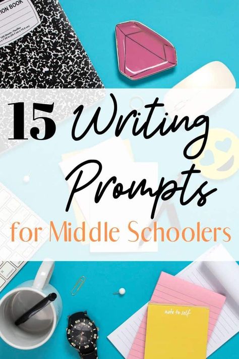 Writing Prompts For Middle School, Middle School Writing Prompts, 6th Grade Writing, Fun Writing Prompts, Homeschool Middle School, Homeschool Writing, Middle School Writing, Writing Prompts For Kids, Writing Projects