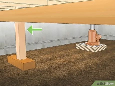 How to Level an Existing House: A Step-by-Step Guide Manufactured Home Renovation, Cabin Kitchen Remodel, Floor Leveling, Diy Beadboard, Crawl Space Repair, Leveling Floor, Crawl Space Encapsulation, Beam House, Tile Floor Diy