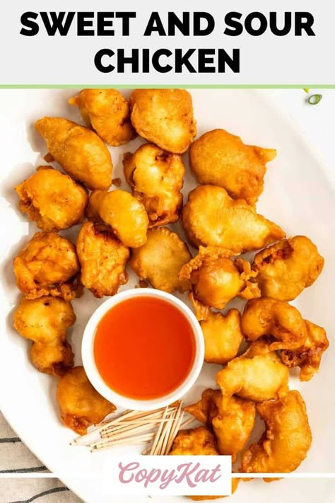 Indulge in the harmonious dance of flavors with Sweet and Sour Chicken! Marinated to perfection, each piece of chicken is enveloped in batter, deep-fried to golden glory, and paired or bathed with a lusciously tangy homemade sauce. Experience the delightful combination of crispy crunchy fried chicken and zesty sweet and sour sauce. Get the easy recipe and find out how to make the best sweet and sour chicken like a Chinese restaurant. Chinese Battered Chicken, Chinese Chicken Batter, Best Sweet And Sour Chicken Recipe, Sweet And Sour Chicken Marinade, Batter For Sweet And Sour Chicken, Sweet And Sour Chicken Fried, Easy Sweet And Sour Chicken Recipe, How To Make Sweet And Sour Chicken, Chicken Balls Recipe Chinese