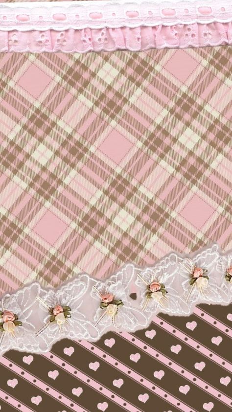 #neopolitan #coquette #phonebackground Pink And Brown Lockscreen, Iphone Wallpaper With Border, Candycore Wallpaper, Neapolitan Wallpaper Iphone, Repeating Pattern Wallpaper, Pastel Christmas Background, Neapolitan Aesthetic Wallpaper, Neopolitan Phone Theme, Neopolitan Aesthetic Wallpaper