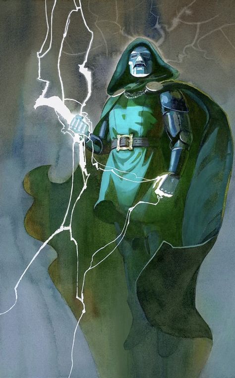 Doctor Doom Art, Doctor Doom Marvel, Doom Art, Victor Von Doom, Marvel Comics Artwork, Arte Nerd, Doctor Doom, Fantastic 4, Dr Doom