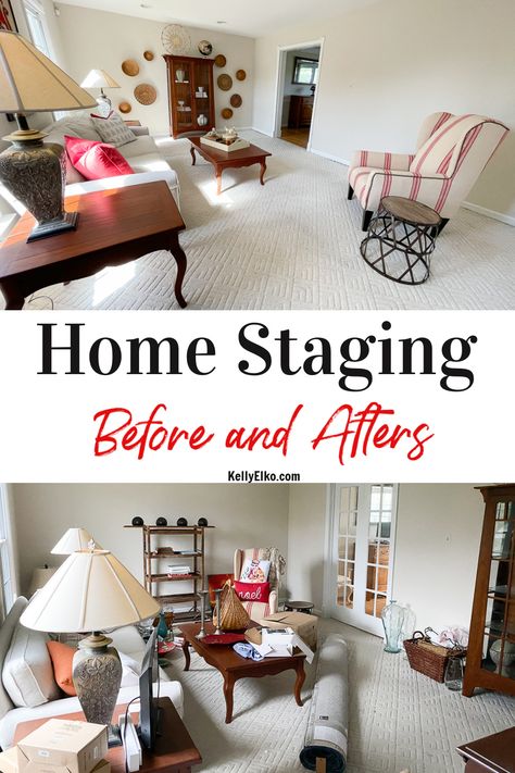 Home Staging Paint Colors, Staging Paint Colors, Stage House For Sale, Shabby Chic Banners, The 5 Senses, House Before And After, Staging Ideas, Home Staging Tips, 5 Senses