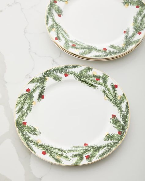 Christmas salad plates