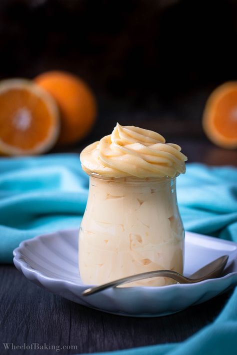 Give pastry cream a fruity twist with this orange pastry cream recipe that combines both orange juice and zest for a delicious flavor. Orange Pastry Cream, Cream Horn Filling, Orange Pastry, Cream Patisserie, Cream Filling Recipe, Cream Horn, Choux Buns, Pastry Cream Recipe, Easy Egg Recipes