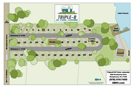 Small Rv Park Layout, Small Rv Park Design Plans, Rv Park Ideas, Rv Park Layout, Rv Park Design Plans, Campground Design, Rv Park Design, Tiny Home Park, Park Layout