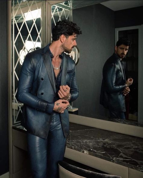 Don Massimo, Michael Morrone, Michelle Morrone, Handsome Italian Men, Michele Morrone, Italian Men, Fashion Suits For Men, Leather Jeans, The Perfect Guy