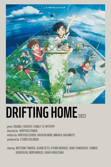 Drifting Home | Minimalist Poster Drifting Home, Anime Watchlist, Anime Recs, List Anime, Materi Bahasa Jepang, Anime Websites, Japanese Animated Movies, Anime Suggestions, Animes To Watch