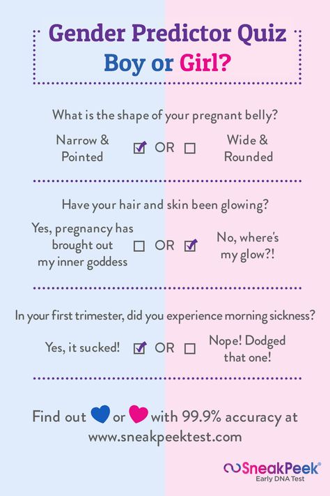 Curious if you’re expecting a baby girl or a boy? Wondering if there’s a way to find out right now? Take our fun gender predictor quiz to take a peek! SneakPeek aims to provide the most accurate and up-to-date information to help our readers make informed decisions regarding their health before, during, and after pregnancy. This article was written based upon trusted scientific research studies and/or articles. Pregnancy Symptoms Boy Or Girl, Gender Prediction Quiz, Boy Vs Girl Pregnancy, Boy Or Girl Prediction, Pregnancy Quiz, Gender Quiz, Gender Prediction Test, Baby Gender Predictor, Gender Predictor