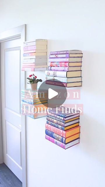 Andreja Juknevicius on Instagram: "I'm obsessed! 📚 Comment BOOK and I'll send you the link! Or find it under ✨ Home Finds ✨ on my website 👉🏻 LINK IN BIO (andrejaelena.com) 🤍
.
* Be sure to check your inbox or hidden messages folder (messages from me can be hidden if you're not following me or due to your privacy settings!) *
.
These invisible floating book shelves are SO good! It's a great way to display, organize and store your books while adding a cool design element to your bedroom, living room or office space 👏🏻 Every time I walk by then, they make me think of Harry Potter and that they are magically floating 😆What do you think of this find? 🤔
.
.
#homefind #bookorganization #bedroomdecor #homedecor #homefinds #spacesaving #floatingshelves #invisibleshelves #bookshelf #bookshel Floating Book Shelves, Invisible Shelves, Floating Books, Privacy Settings, Home Finds, Hidden Messages, Book Shelves, Book Organization, Bedroom Styles