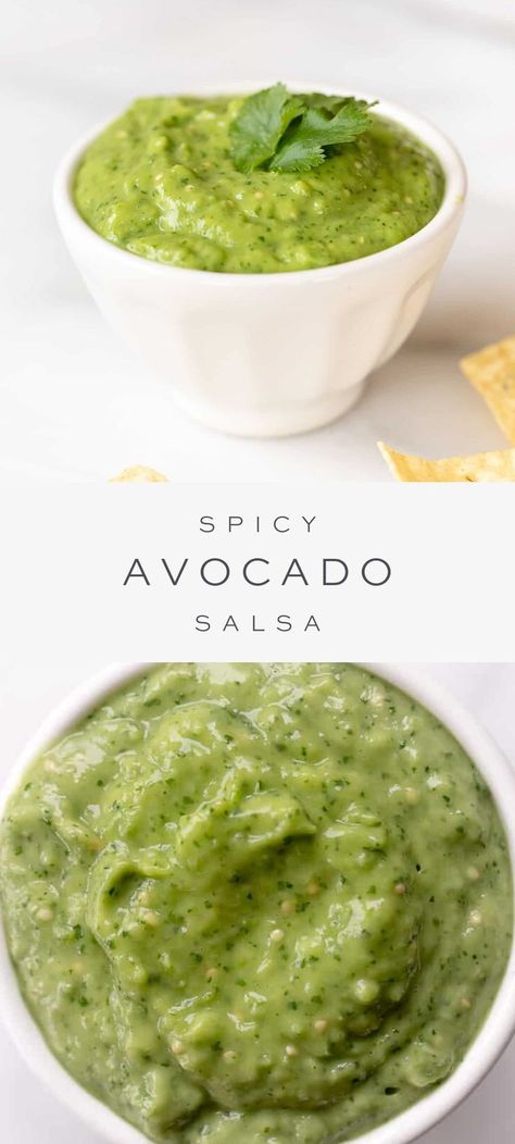 Salsa Chunky, Guacamole Salsa Recipe, Cooked Salsa, Avocado Appetizer, Mexican Sauces, Chipotle Guacamole, Mango Guacamole, Dips Sweet, Guacamole Recipes