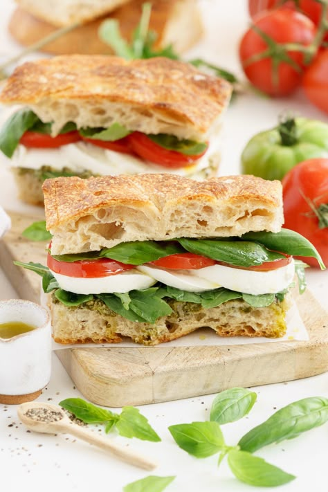 Week Lunch Ideas, Vegetarian Recipes For Kids, Caprese Sandwich Recipe, Light Dinners, Healthy Sandwich, Caprese Sandwich, Vegetarian Recipes Dinner Healthy, Healthy Sandwich Recipes, Best Sandwich Recipes