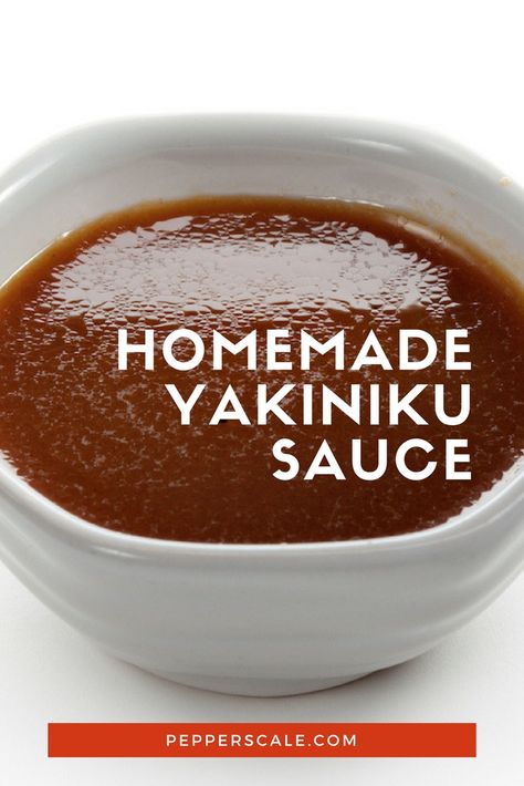 If you like your barbecue sauces a little sweet, a little fiery, and a bit exotic, try crafting up a homemade yakiniku sauce. #recipe via @pepperscale Thick Teriyaki Sauce Recipe, Sticky Teriyaki Sauce, Gfcfsf Recipes, Kabobs Marinade, Easy Teriyaki Sauce Recipe, Teriyaki Steak, Pollo Teriyaki, Vegetarian Stir Fry, Teriyaki Sauce Recipe