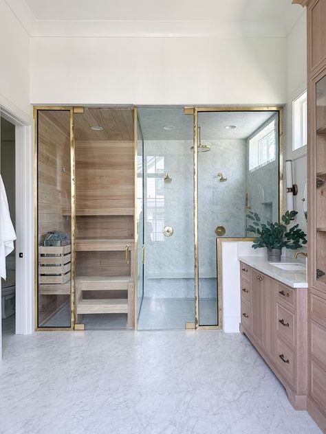 Soaking tub shower combo