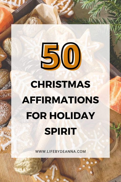 50 Christmas Affirmations For A Positive Holiday Season › Life by Deanna Christmas Affirmations, Be More Positive, Perfect Turkey, Instagram Popular, Raise Your Hand If, Journey Of Life, 50 Christmas, After Giving Birth, Christmas Inspo