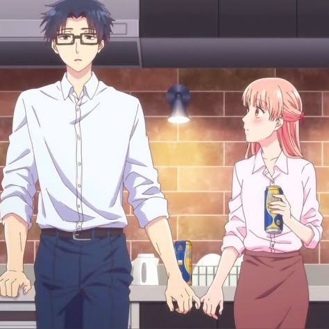 Narumi And Hirotaka, Narumi Momose, Reborn Anime, Wotakoi Love Is Hard For Otaku, Infp T, Best Anime Couples, Cute Anime Profile Pictures, Anime Monochrome, Anime Reccomendations