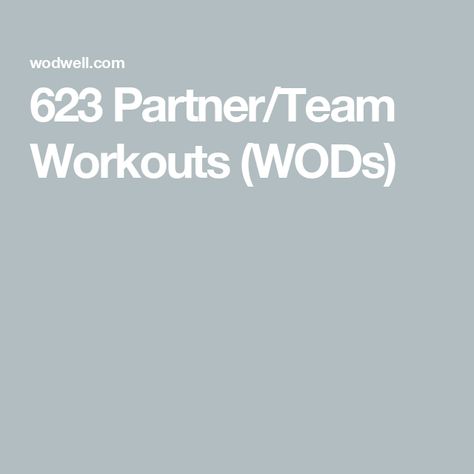 623 Partner/Team Workouts (WODs) Partner Kettlebell Workout, Partner Relay Workout, Fun Partner Workouts, Partner Workouts Crossfit, Crossfit Team Workouts, Partner Hiit Workout, Partner Workout Crossfit, Crossfit Partner Workouts, Amrap Workout Crossfit