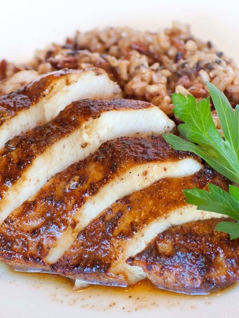 Chinese 5-Spice Chicken Recipe (video) Chinese 5 Spice Chicken, 5 Spice Chicken, Chicken With Wild Rice, Mushroom Rice Recipes, Five Spice Chicken, Wild Rice Recipes, Chinese 5 Spice, Chinese Spices, Chinese Chicken Recipes