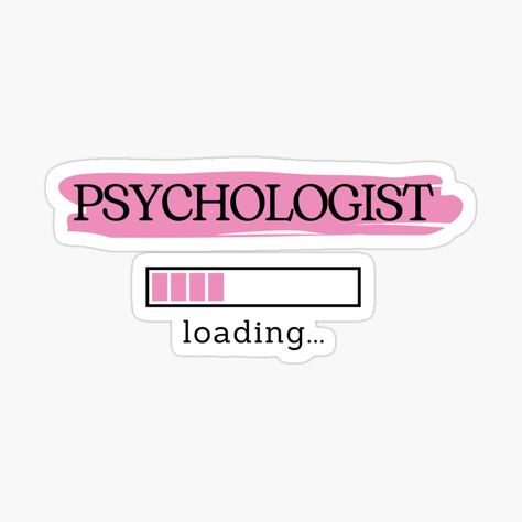 Get my art printed on awesome products. Support me at Redbubble #RBandME: https://www.redbubble.com/i/sticker/Pink-Psychologist-Loading-Gift-for-Psychology-Student-by-PakoArtStudio/156572138.JCQM3?asc=u Psychology Pink Aesthetic, Psychologist Aesthetic Art, Psychology Student Aesthetic Pink, Future Psychologist Aesthetic Wallpaper, Psychology Stickers Aesthetic, Psychologists Aesthetic, Pink Psychology Aesthetic, Psychology Study Motivation, Clinical Psychology Aesthetic