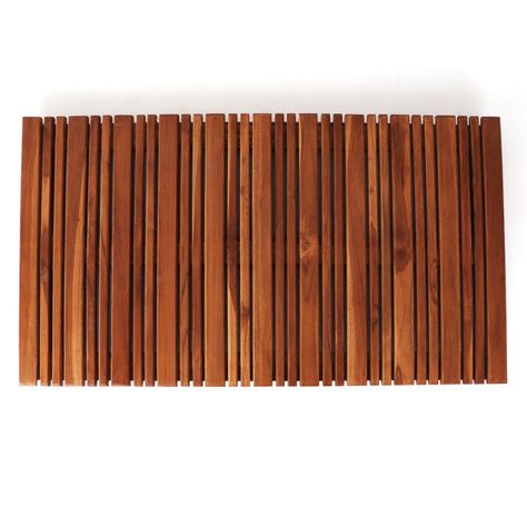 Eleutherius Teak Shower Mat Wooden Shower Mat, Wood Shower Mat, Wood Bath Mats, Teak Shower Mat, Teak Bathmat, Teak Bath, Shower Mats, Stylish Doors, Zen Bathroom