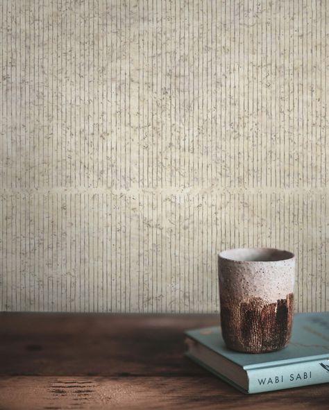 Studio Mcgee Living Room Wallpaper, Subtle Textured Wallpaper, Wallpaper In Sitting Room, Subtle Neutral Wallpaper, Textured Neutral Wallpaper, Wallpapered Mudroom, Wallpaper Water Closet, Tone On Tone Wallpaper, Modern Organic Wallpaper