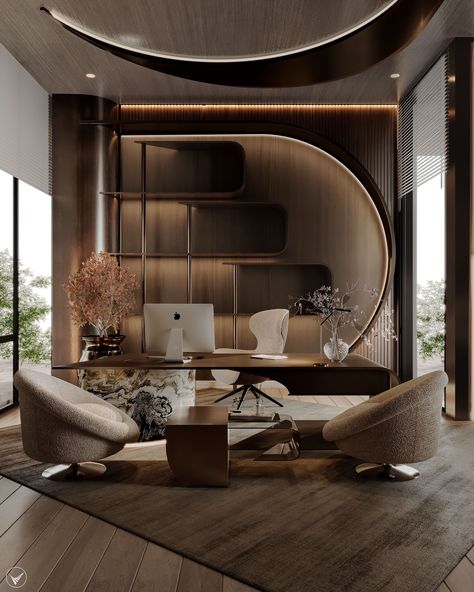 Private Office Design | modern style :: Behance Office Interior Design Modern Workspaces, Private Office Interior, Lawyer Office Design, Private Office Design, Executive Office Design Interior, Office Interior Design Luxury, Md Cabin, Luxury Office Interior, Office Cabin Design