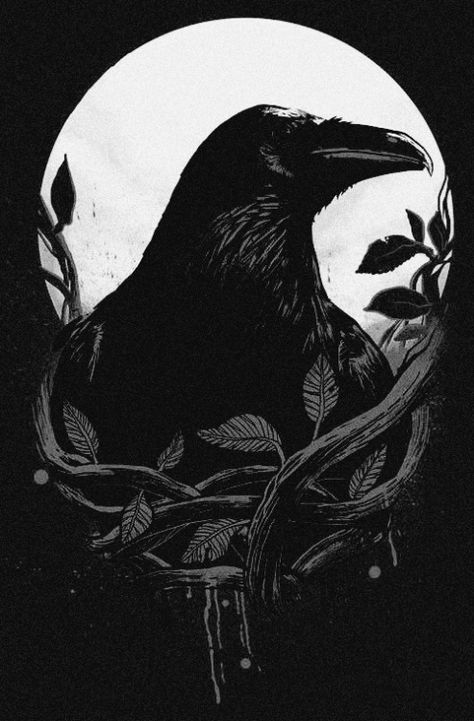 shabronxs:  @cidnovak75 Crows And Ravens, Gothic Wall Art, Raven Tattoo, Raven Art, Crows Ravens, Black Crow, Dark World, Six Of Crows, Posters And Prints