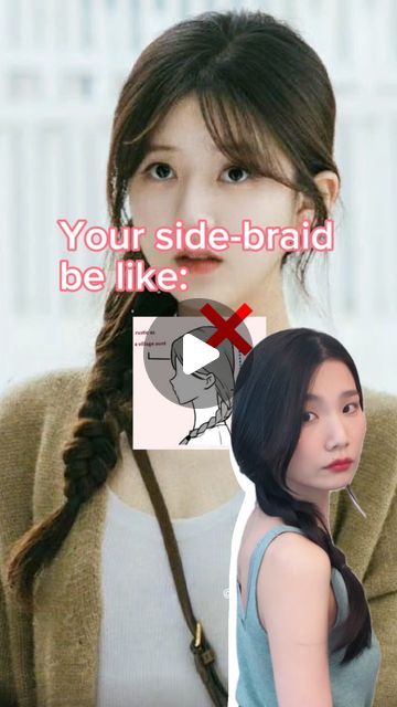 1M likes, 591 comments - hithisisdaisy on May 6, 2024‎: "Quick tips for making side-braid last longer‎٩(⸝⸝ᵕᴗᵕ⸝⸝)و*̣̩⋆̩* Save and share if you find this type of reel helpful.💕 . . pics: Pinterest #hair #hairstyles #braidstyles #hairtutorial #explore". ‎ How To Make A Side Braid, Two Side Hairstyles Girl, Easy Pretty Braid Hairstyles, One Sided Braid Hairstyle, How To Do A Side Braid, One Side Braid Hairstyle, Easy Side Braids For Long Hair, One Side Braided Hairstyles, 1 Braid Hairstyles