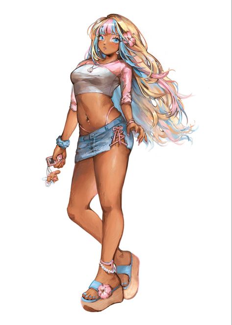 Gyaru Art, Gyaru Fashion, Swag Art, Pretty Drawings, Arte Inspo, Cute Art Styles, Sketchbook Art Inspiration, Drawing Inspo, Art Inspiration Drawing