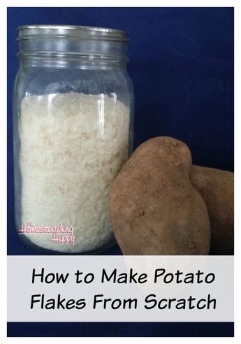 Dehydrated Potato Flakes, Dehydrate Potatoes, Dehydrating Food Storage, Food Dehydration, Easy Mashed Potatoes, Instant Potatoes, Instant Mashed Potatoes, Dehydrated Vegetables, How To Store Potatoes