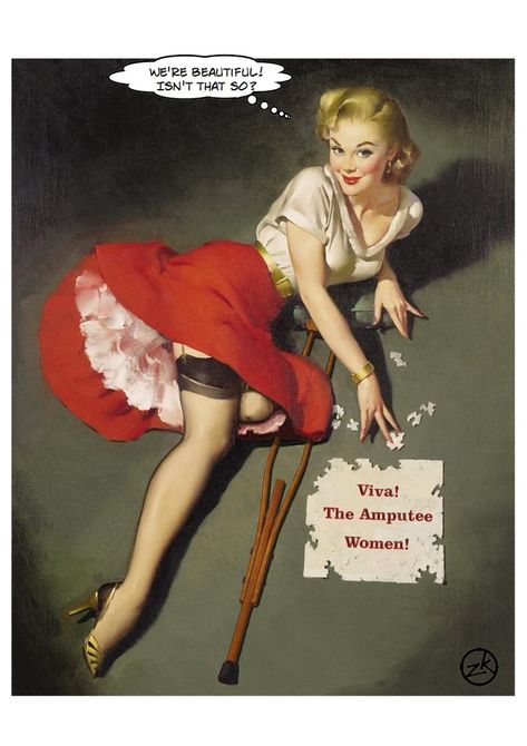 1000+ images about Amputee on Pinterest | Prosthetic Leg, Legs and ... Moda Pin Up, Stile Pin Up, Vintage Pin Ups, Arte Pin Up, Pin Up Drawings, Pin Up Illustration, Pinup Vintage, Pin Up Vintage, Pin Up Poses