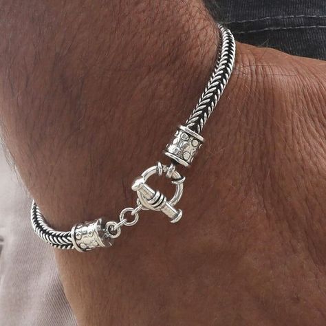 Man Bracelet Silver, Men’s Silver Jewelry, Men’s Silver Bracelet, Men’s Bracelet, Men Bracelet Silver, Silver Jewelry Men, Mens Jewelry Bracelet Silver, Mens Charm Bracelet, Silver Bracelets For Men