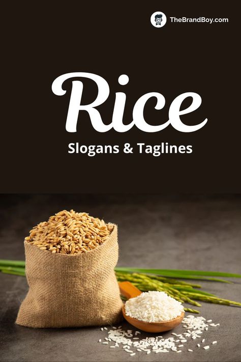 Rice Slogans And Taglines Rice Brands, Persian Rice, Slogan Ideas, Rice Packaging, Attitude Stylish Boys Pic, Best Rice, Healthy Rice, Rice White, Business Slogans